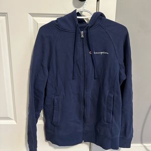 Champion women’s  navy blue zip up